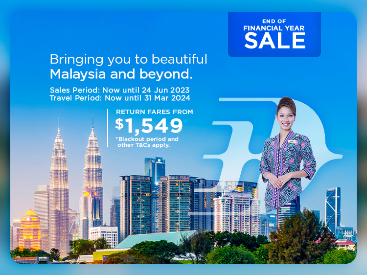 Malaysia Airlines End of Financial Year Sales