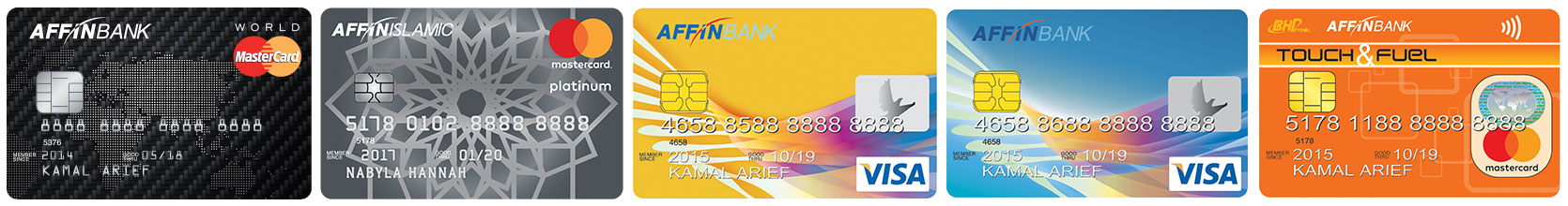 Bank credit card affin Credit Card