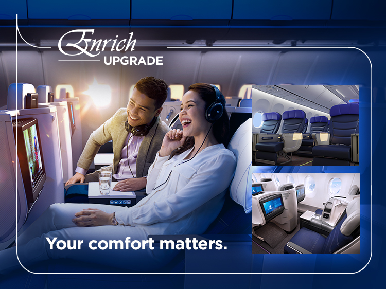 Upgrade to Business Class for a rewarding travel experience.