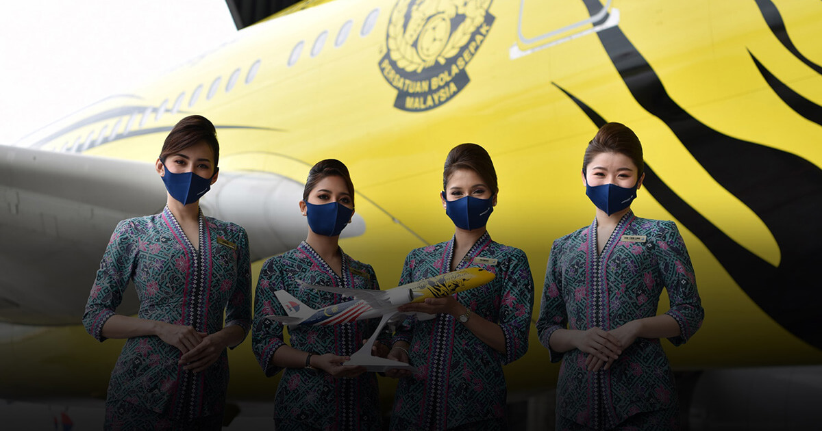 Harimau Malaya Flag Soaring High Malaysia Airlines