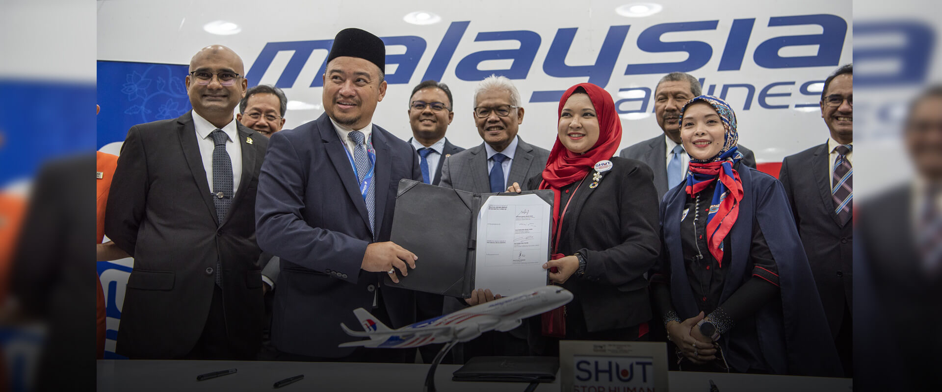 Partnership with SHUT to End Human Trafficking Malaysia Airlines News